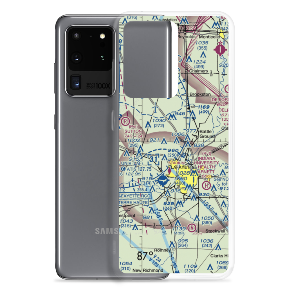 Dahnke Airport (51IN) VFR Sectional Samsung Case Samsung Galaxy S20 Ultra model shown