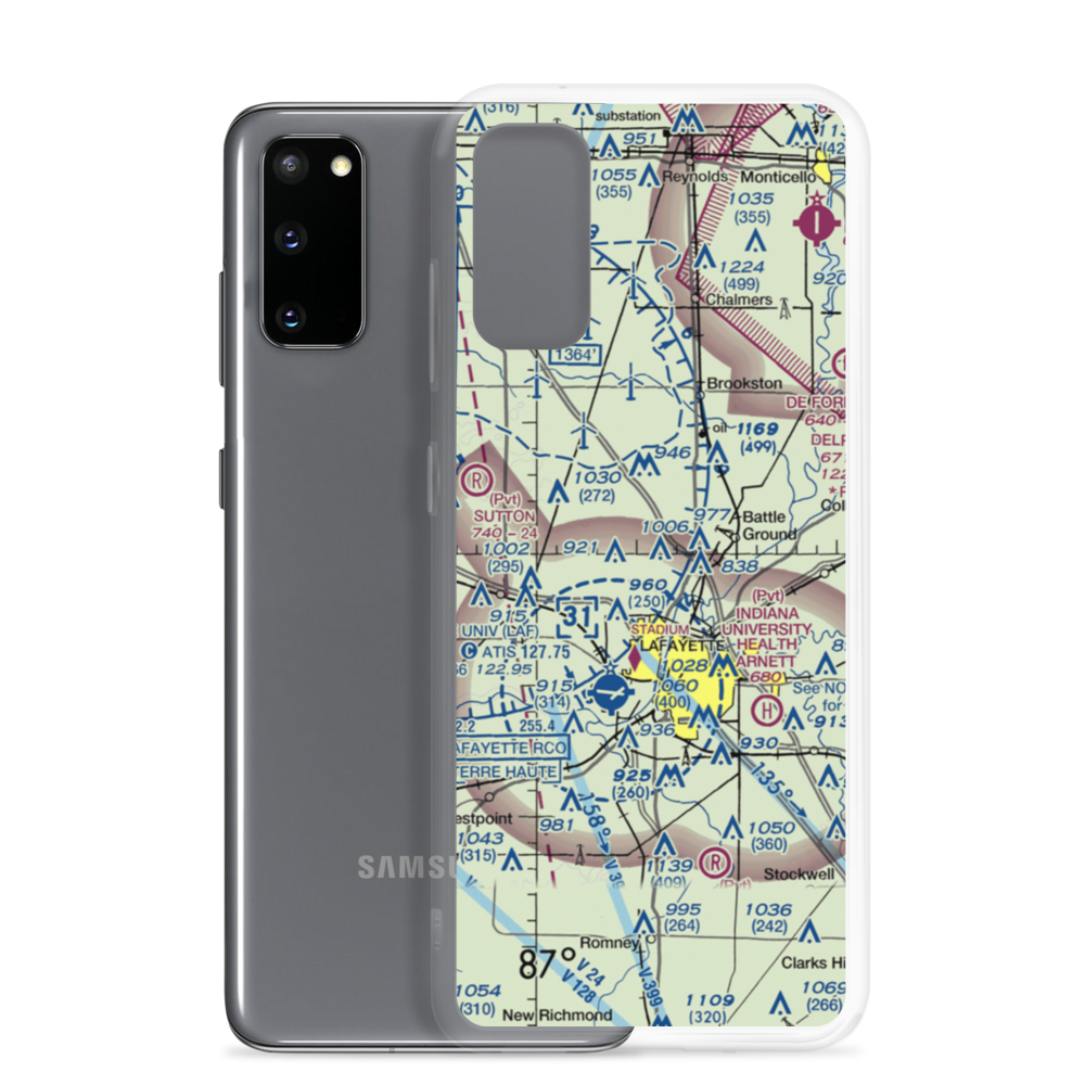 Dahnke Airport (51IN) VFR Sectional Samsung Case Samsung Galaxy S20 model shown