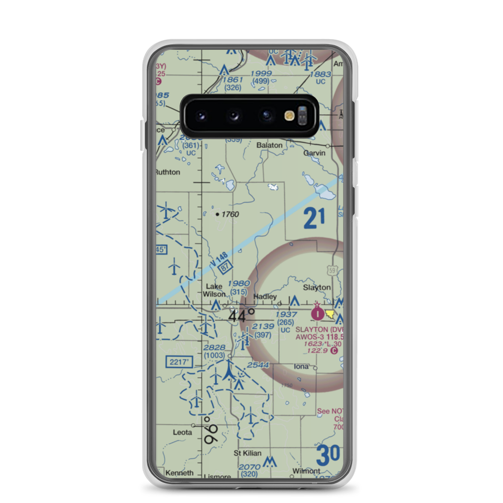 Dairyview Airport (07MN) VFR Sectional Samsung Case Samsung Galaxy S10 model shown