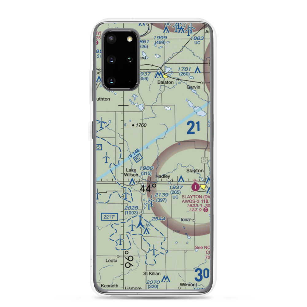 Dairyview Airport (07MN) VFR Sectional Samsung Case Samsung Galaxy S20 Plus model shown