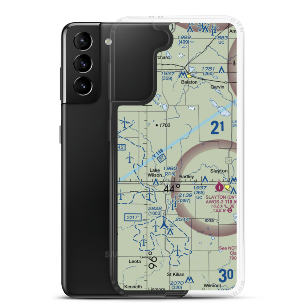 Dairyview Airport (07MN) VFR Sectional Samsung Case Samsung Galaxy S21 Plus model shown