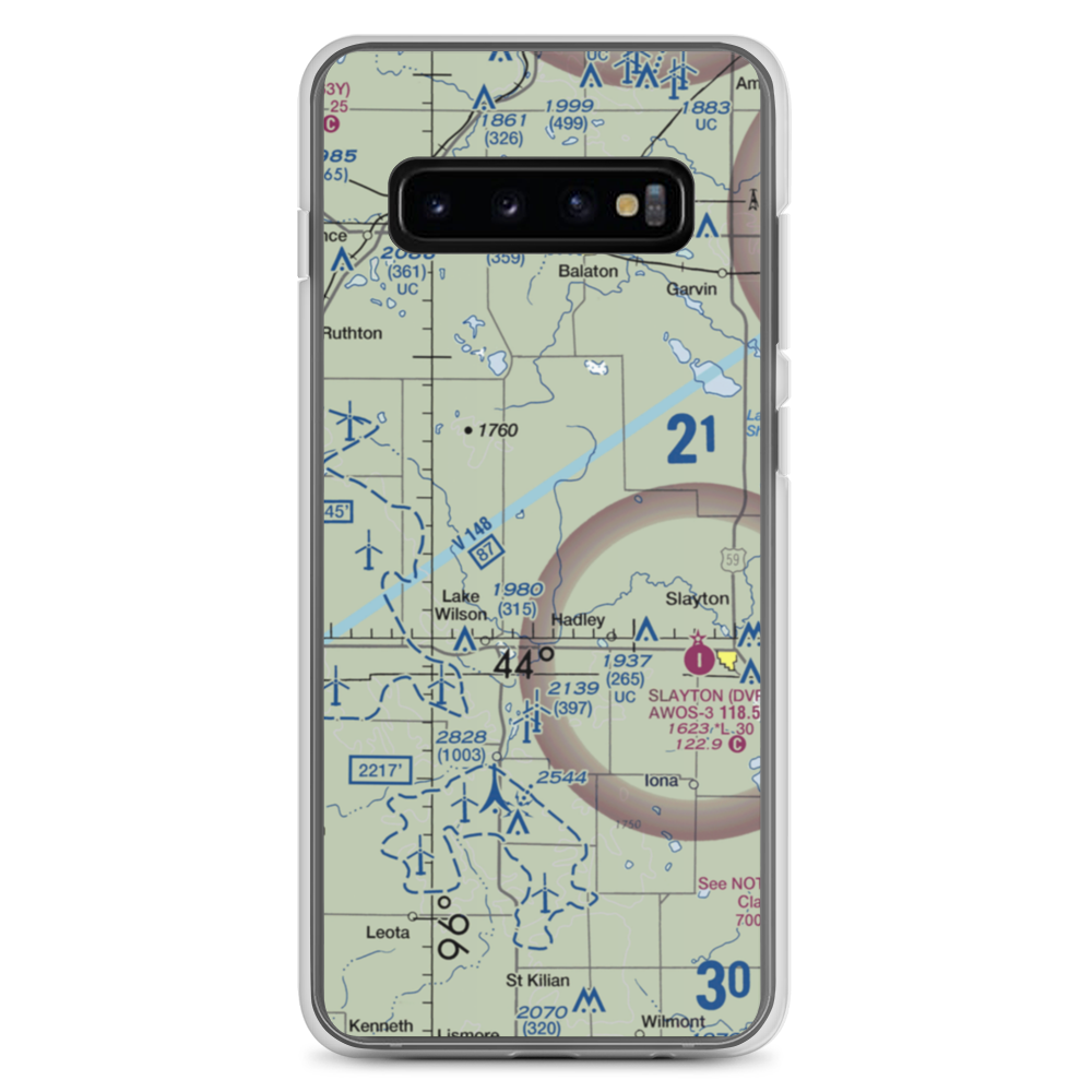 Dairyview Airport (07MN) VFR Sectional Samsung Case Samsung Galaxy S10+ model shown