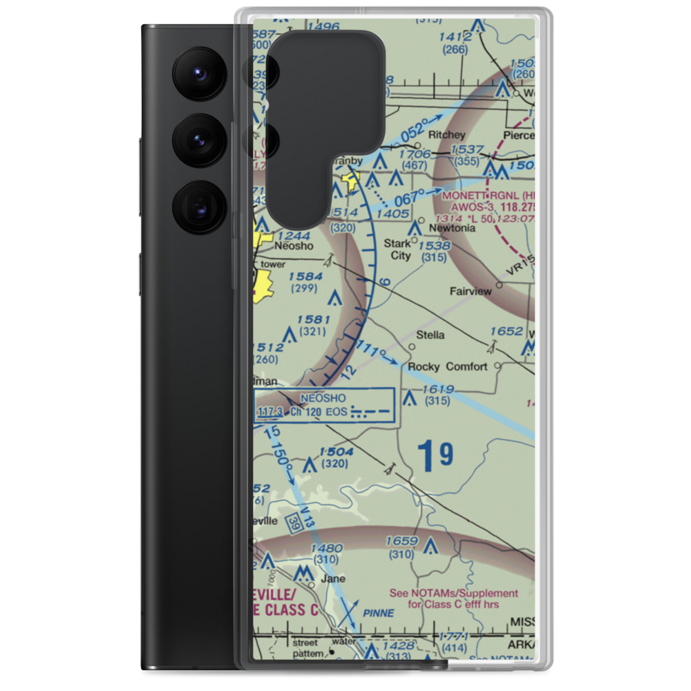 Dalbom Ultralightport (83MU) VFR Sectional Samsung Case Samsung Galaxy S22 Ultra model shown