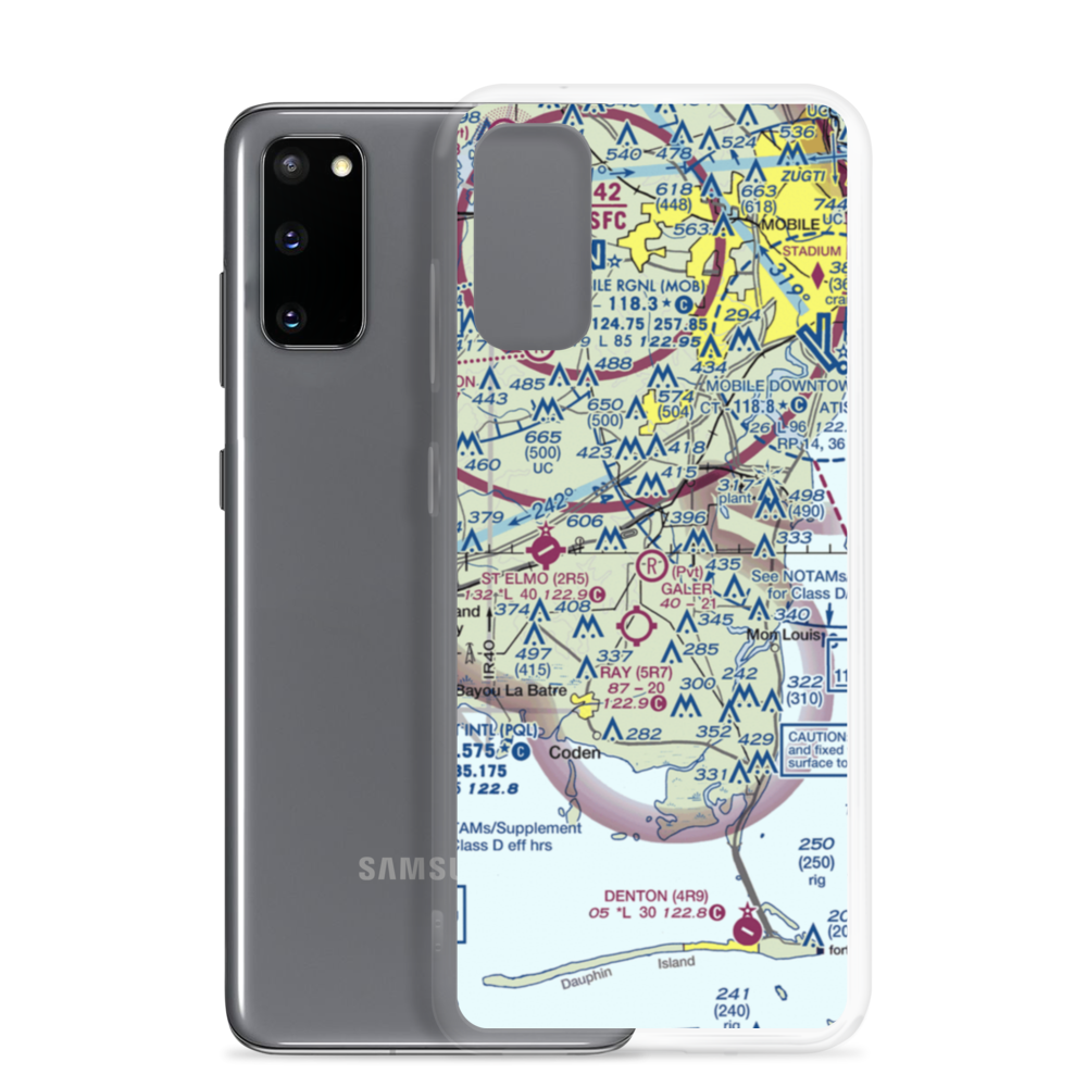 Dale O. Galer Aerodrome (2AL6) VFR Sectional Samsung Case Samsung Galaxy S20 model shown