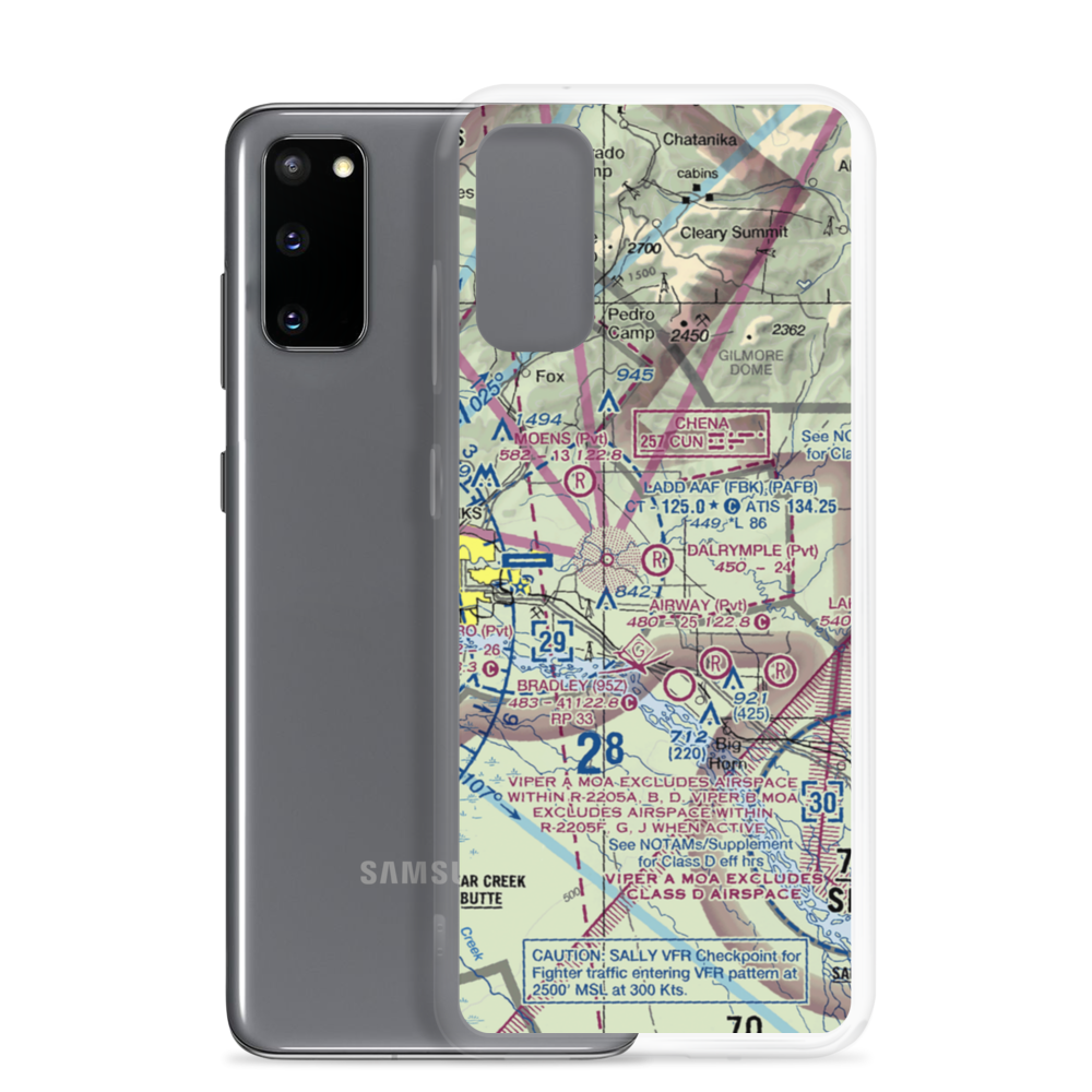 Dalrymple's Airport (31AK) VFR Sectional Samsung Case Samsung Galaxy S20 model shown
