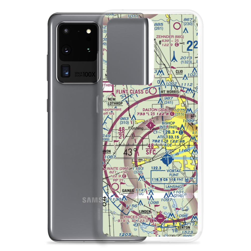 Dalton Airport (3DA) VFR Sectional Samsung Case Samsung Galaxy S20 Ultra model shown