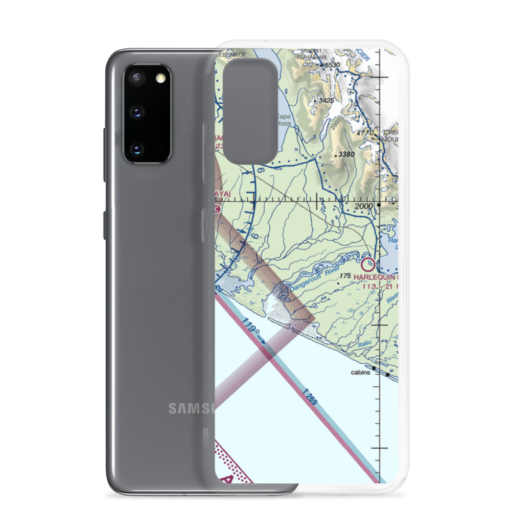 Dangerous River Airport (A70) VFR Sectional Samsung Case Samsung Galaxy S20 model shown