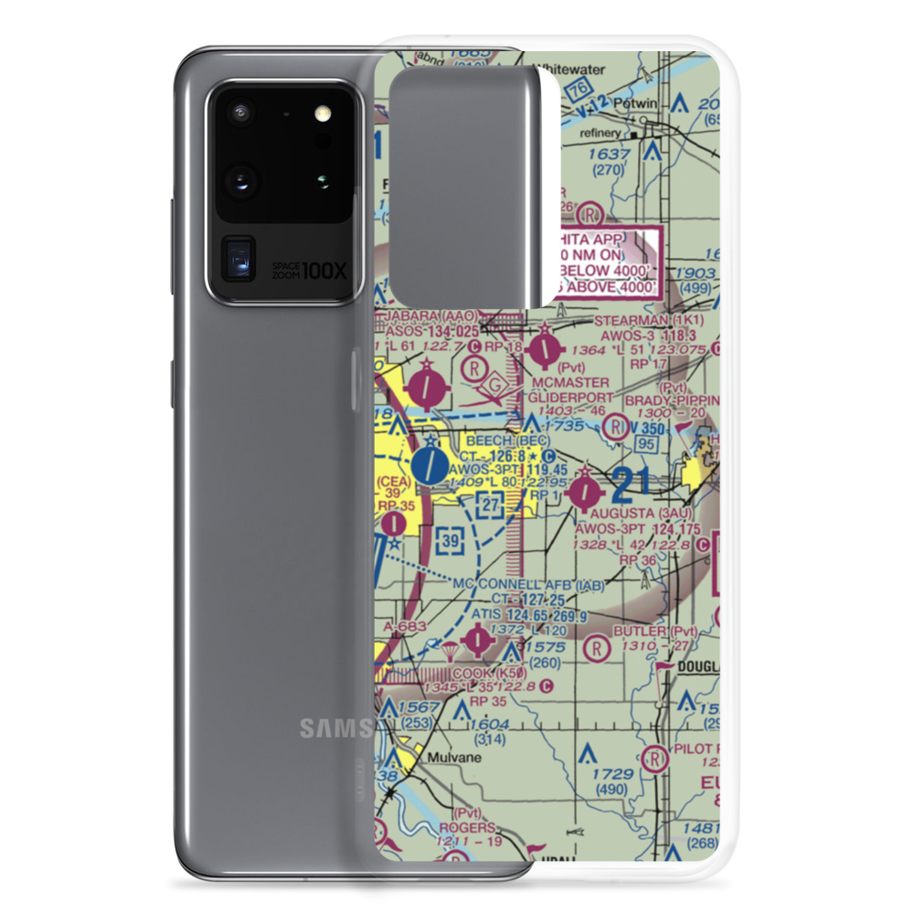 Daniel's Landing Airport (13KS) VFR Sectional Samsung Case Samsung Galaxy S20 Ultra model shown