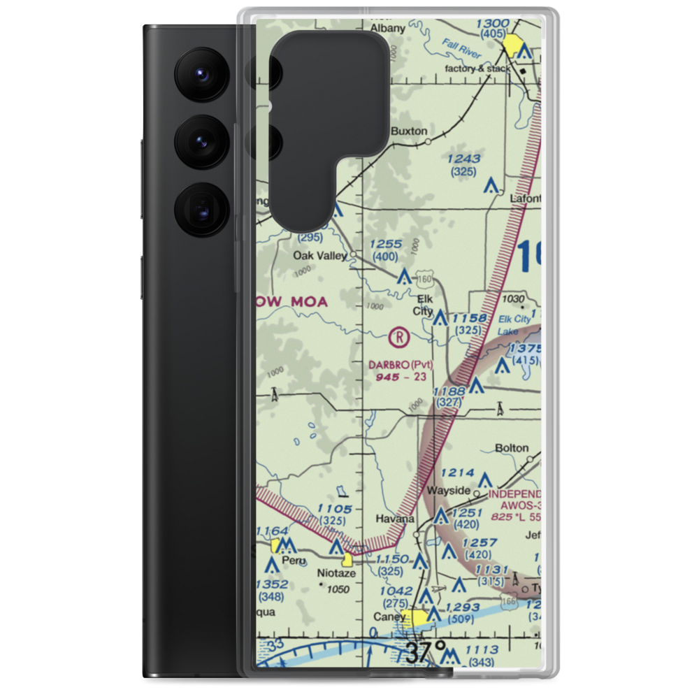 Darbro Field (05KS) VFR Sectional Samsung Case Samsung Galaxy S22 Ultra model shown