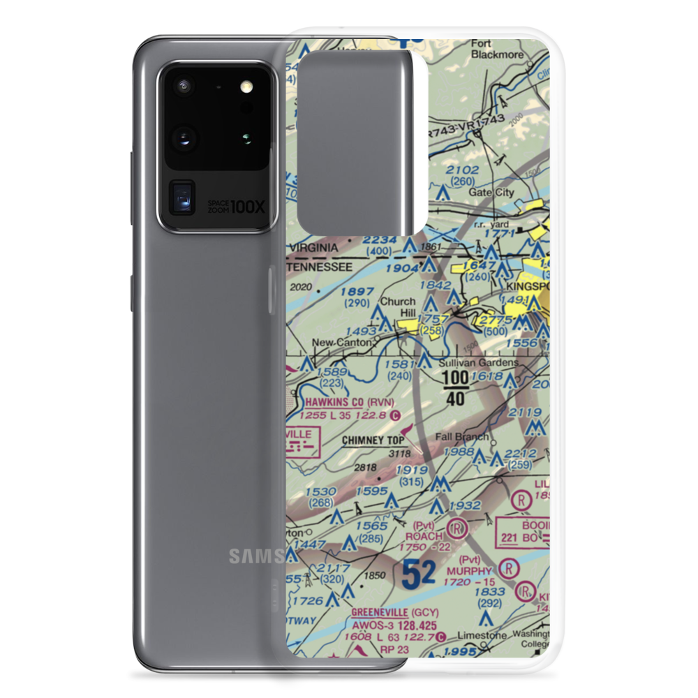 Darnell's Landings Airport (45TN) VFR Sectional Samsung Case Samsung Galaxy S20 Ultra model shown