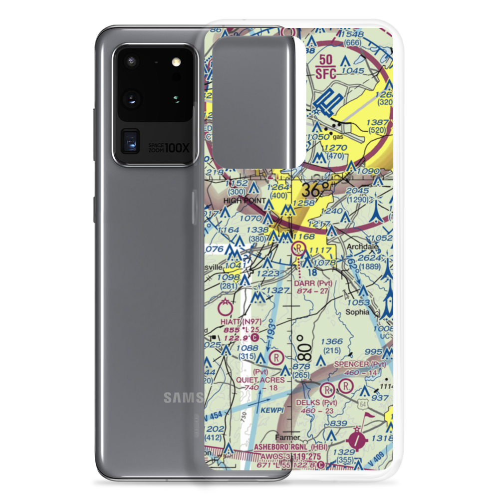 Darr Field (NC03) VFR Sectional Samsung Case Samsung Galaxy S20 Ultra model shown