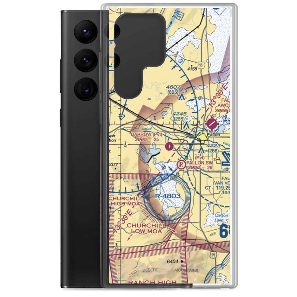 Darrow Field (26NV) VFR Sectional Samsung Case Samsung Galaxy S22 Ultra model shown