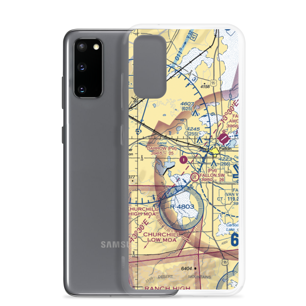 Darrow Field (26NV) VFR Sectional Samsung Case Samsung Galaxy S20 model shown