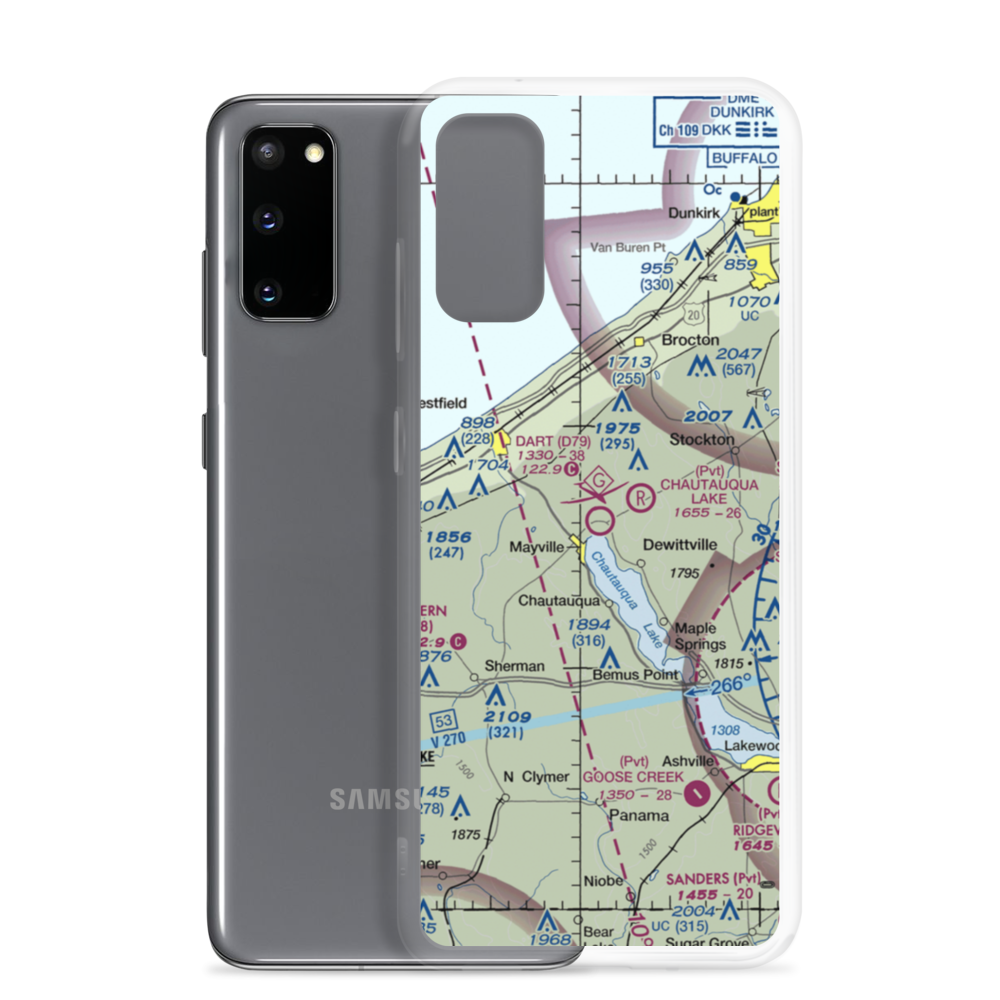 Dart Airport (D79) VFR Sectional Samsung Case Samsung Galaxy S20 model shown