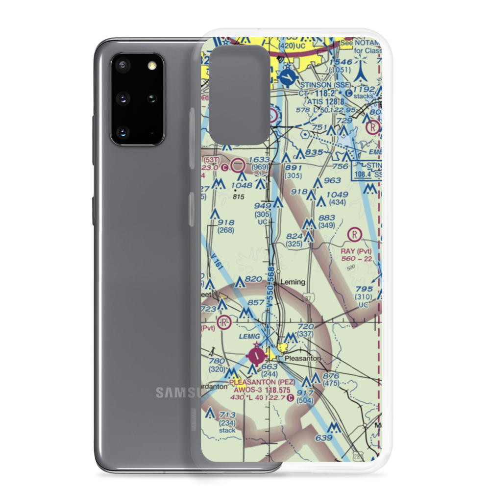 Dauenhauer Field Airport (6TS2) VFR Sectional Samsung Case Samsung Galaxy S20 Plus model shown