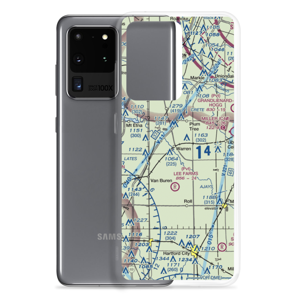 Daugherty Field (II75) VFR Sectional Samsung Case Samsung Galaxy S20 Ultra model shown