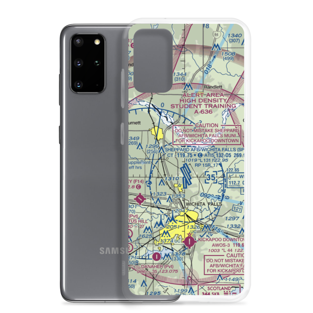 Dave Eby Field (4XA5) VFR Sectional Samsung Case Samsung Galaxy S20 Plus model shown