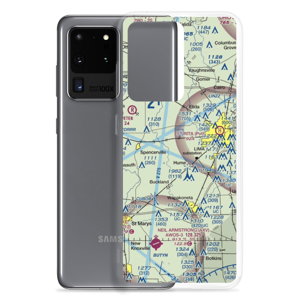 Dave Rice Ultralightport (OH91) VFR Sectional Samsung Case Samsung Galaxy S20 Ultra model shown