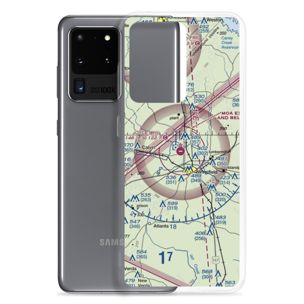 David G Joyce Airport (0R5) VFR Sectional Samsung Case Samsung Galaxy S20 Ultra model shown