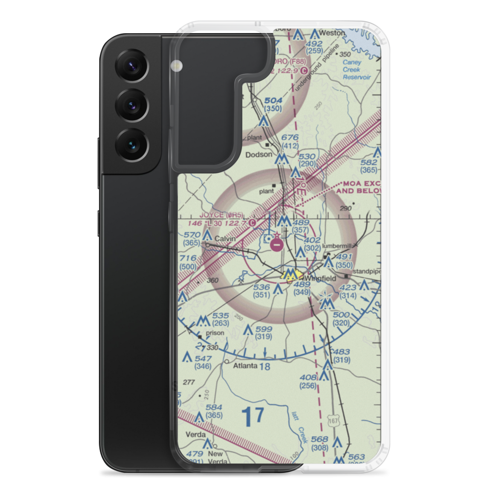David G Joyce Airport (0R5) VFR Sectional Samsung Case Samsung Galaxy S22 Plus model shown