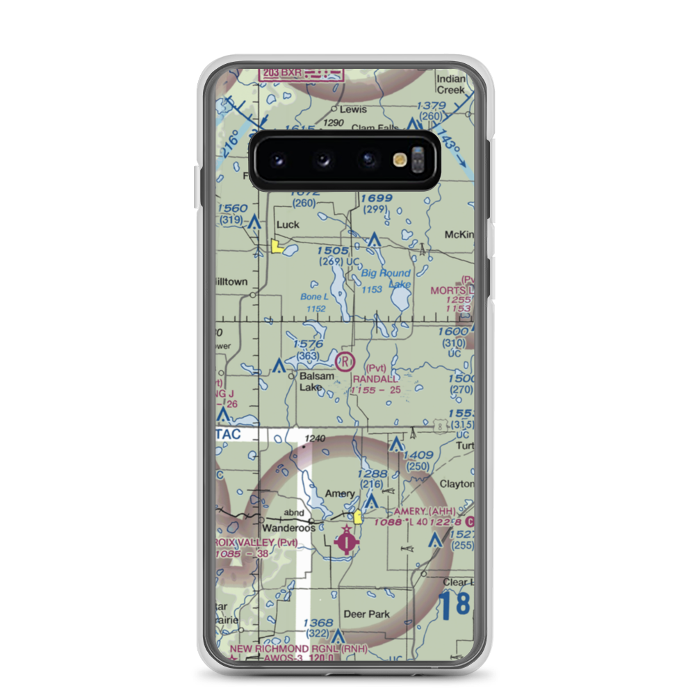 David Randall Airport (4WN5) VFR Sectional Samsung Case Samsung Galaxy S10 model shown