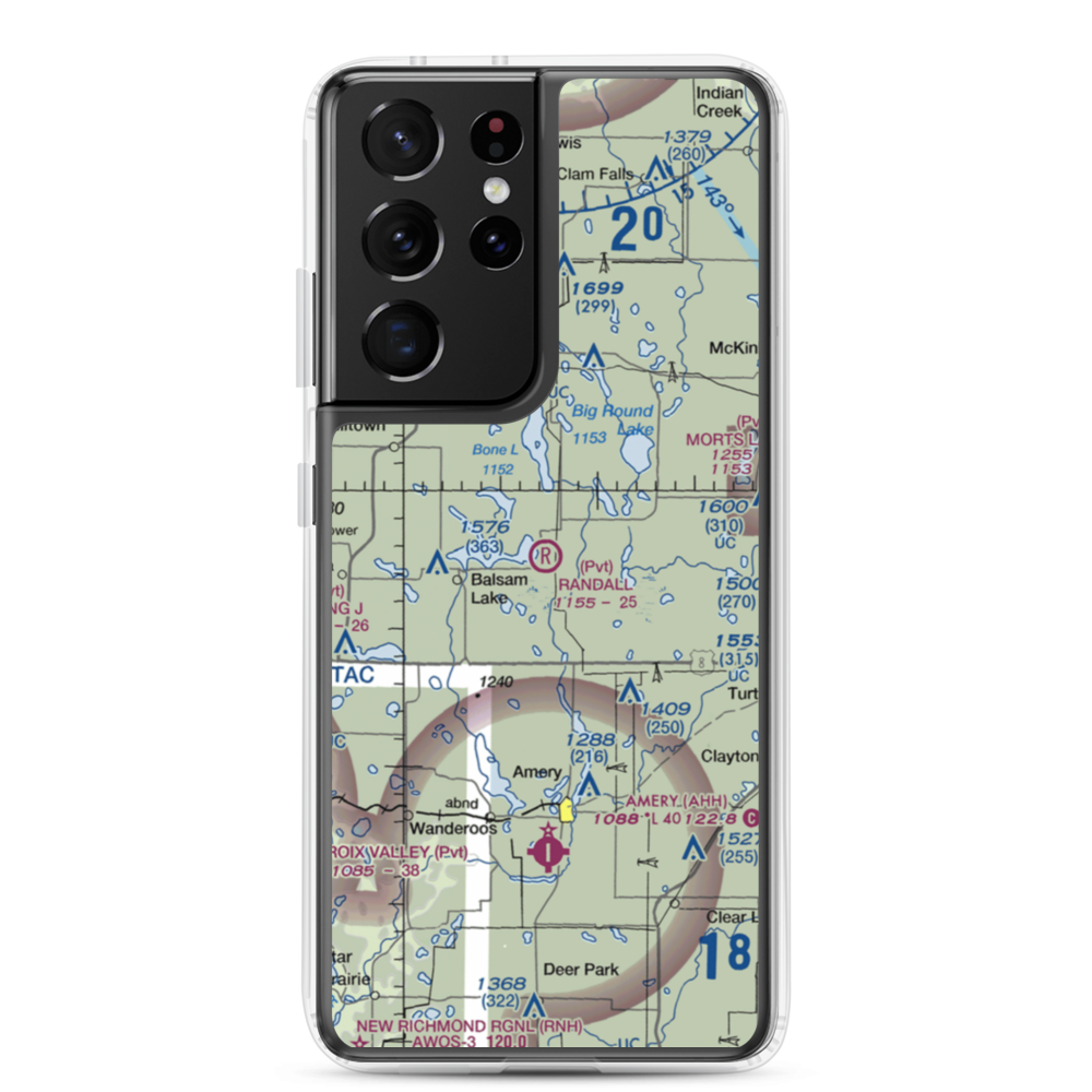 David Randall Airport (4WN5) VFR Sectional Samsung Case Samsung Galaxy S21 Ultra model shown