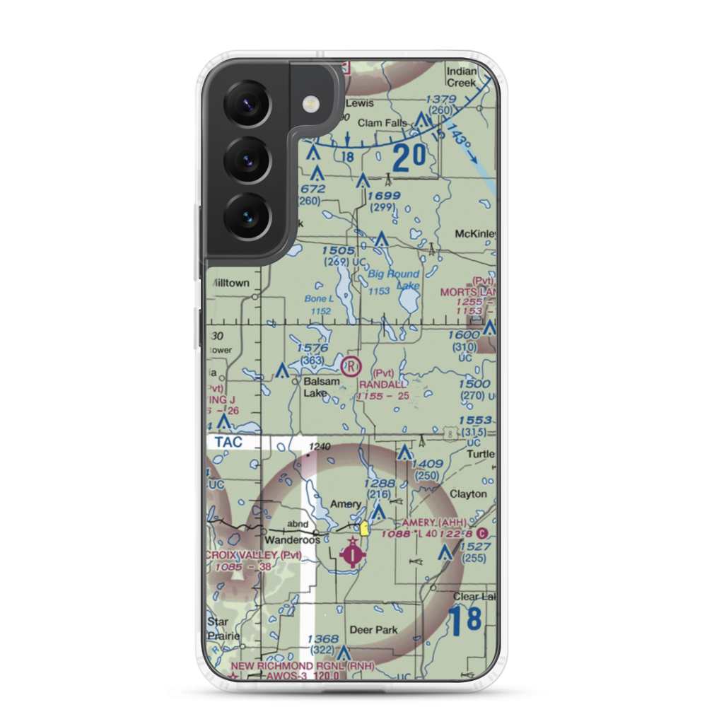 David Randall Airport (4WN5) VFR Sectional Samsung Case Samsung Galaxy S22 Plus model shown