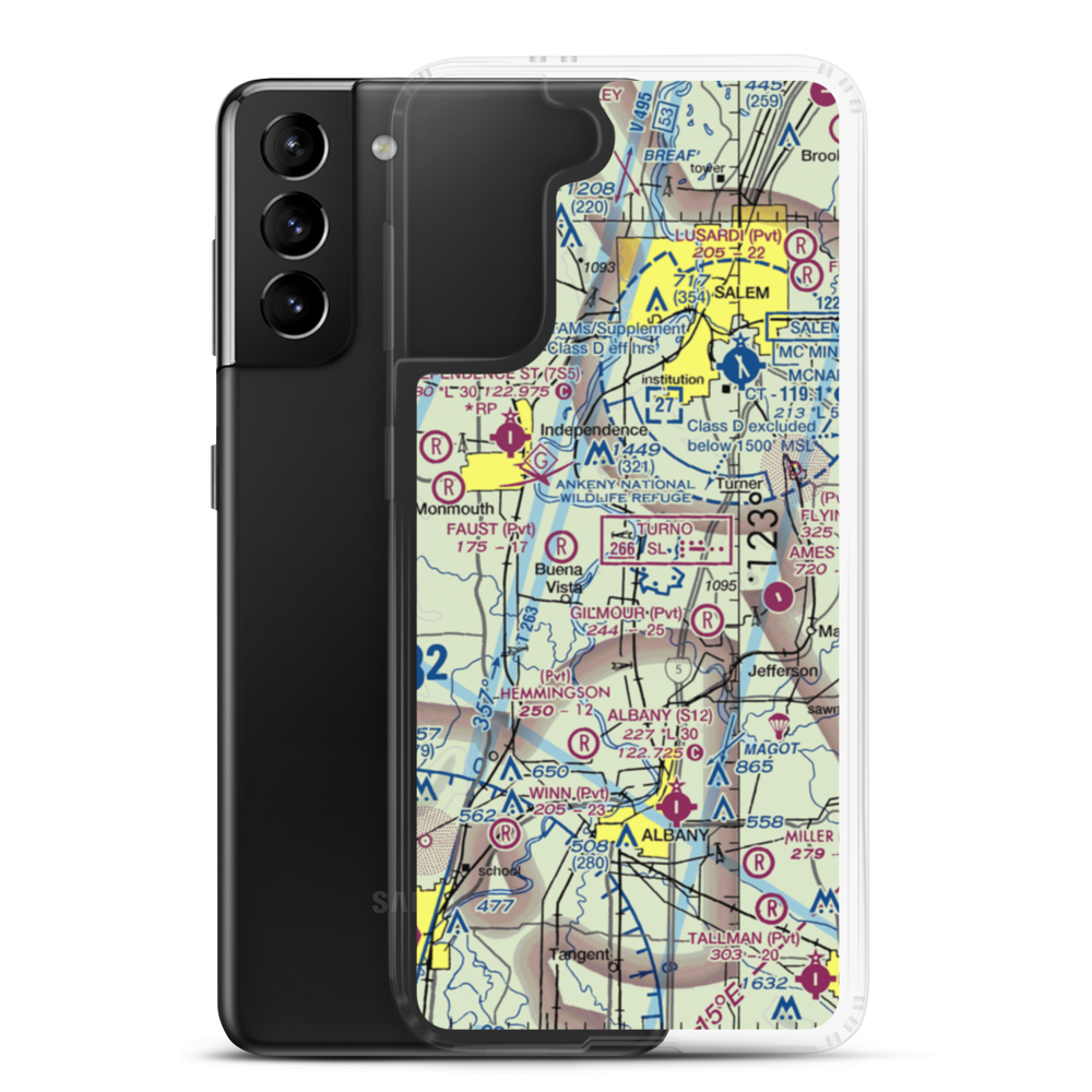 Davidson Field (2OR3) VFR Sectional Samsung Case Samsung Galaxy S21 Plus model shown