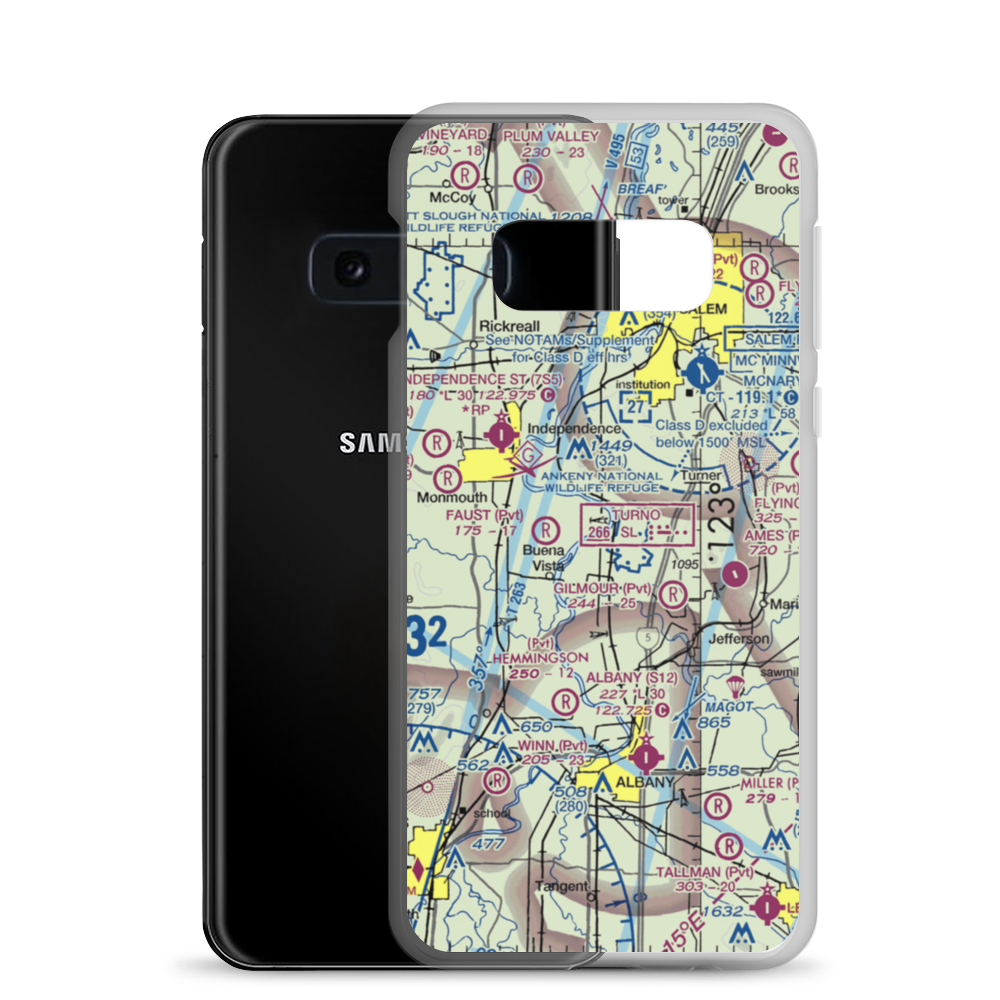 Davidson Field (2OR3) VFR Sectional Samsung Case Samsung Galaxy S10e model shown