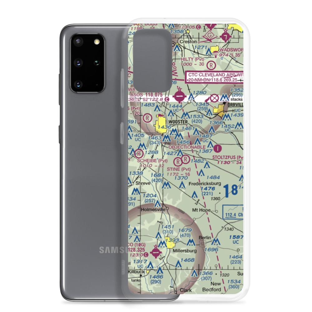 Davies Air Field (OI08) VFR Sectional Samsung Case Samsung Galaxy S20 Plus model shown