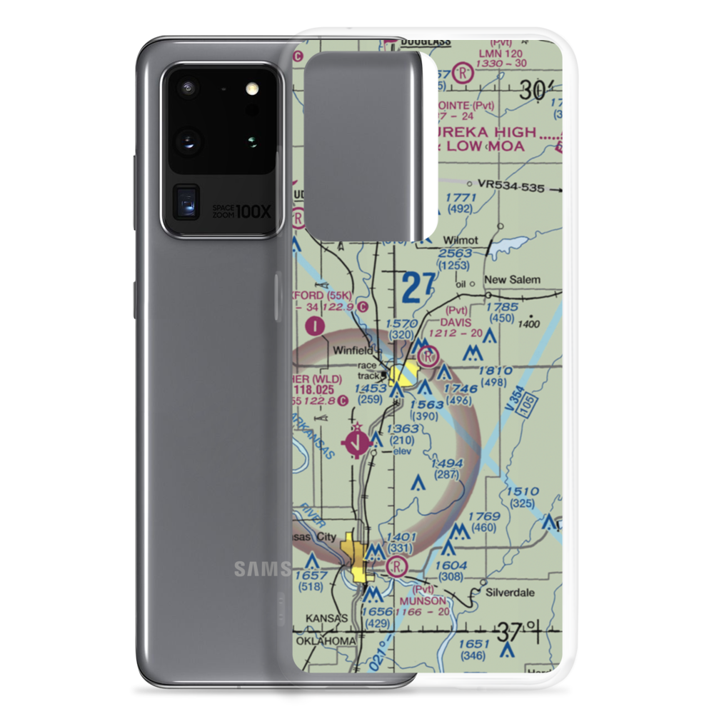 Davis Field (2KS4) VFR Sectional Samsung Case Samsung Galaxy S20 Ultra model shown