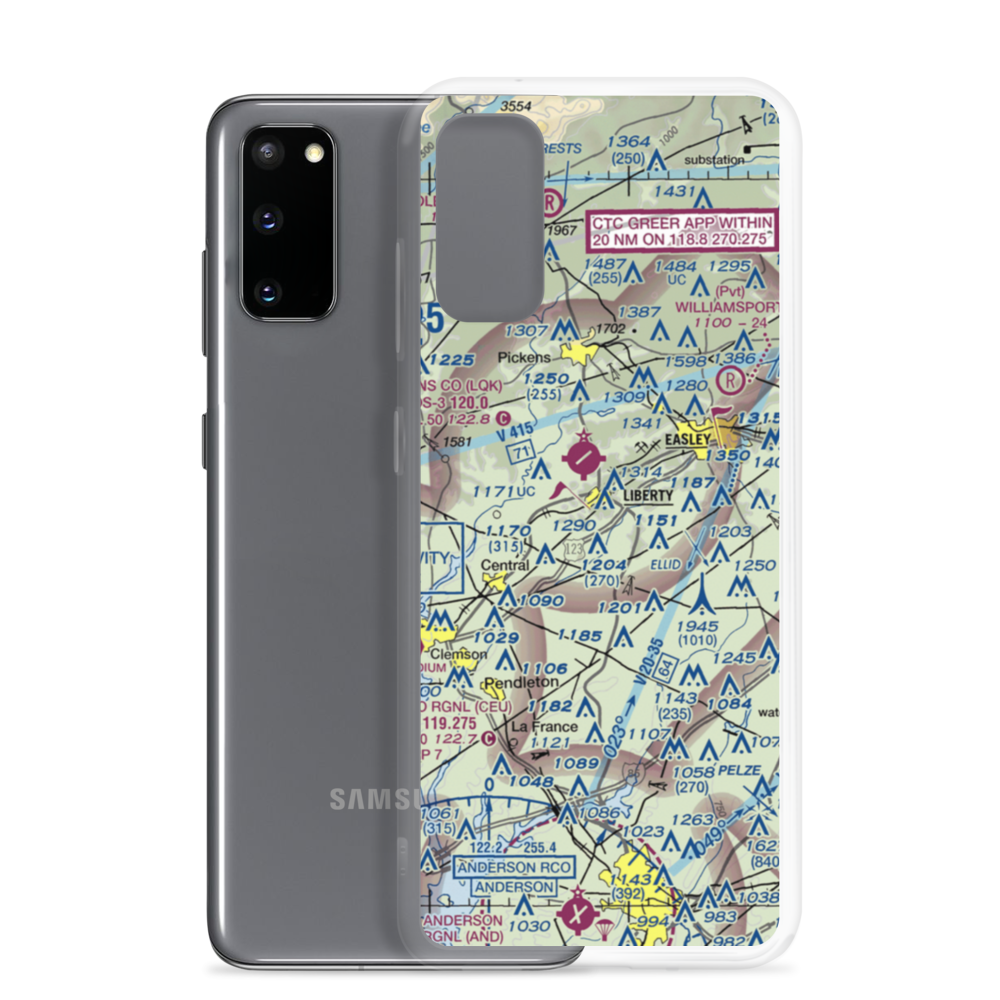 Davis Field (4SC4) VFR Sectional Samsung Case Samsung Galaxy S20 model shown