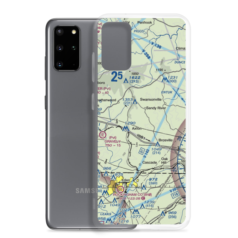 Davis Field (4VA1) VFR Sectional Samsung Case Samsung Galaxy S20 Plus model shown