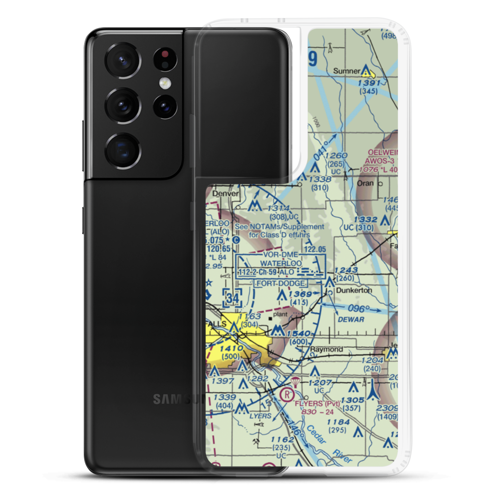 Davis Field (6IA5) VFR Sectional Samsung Case Samsung Galaxy S21 Ultra model shown