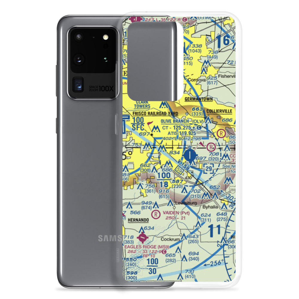 Davis Field (MS62) VFR Sectional Samsung Case Samsung Galaxy S20 Ultra model shown
