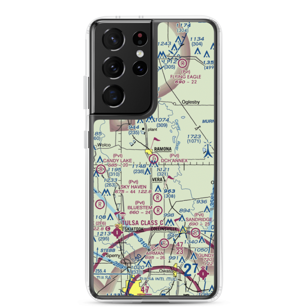 DCH Annex Ultralight Flightpark (5OK6) VFR Sectional Samsung Case Samsung Galaxy S21 Ultra model shown