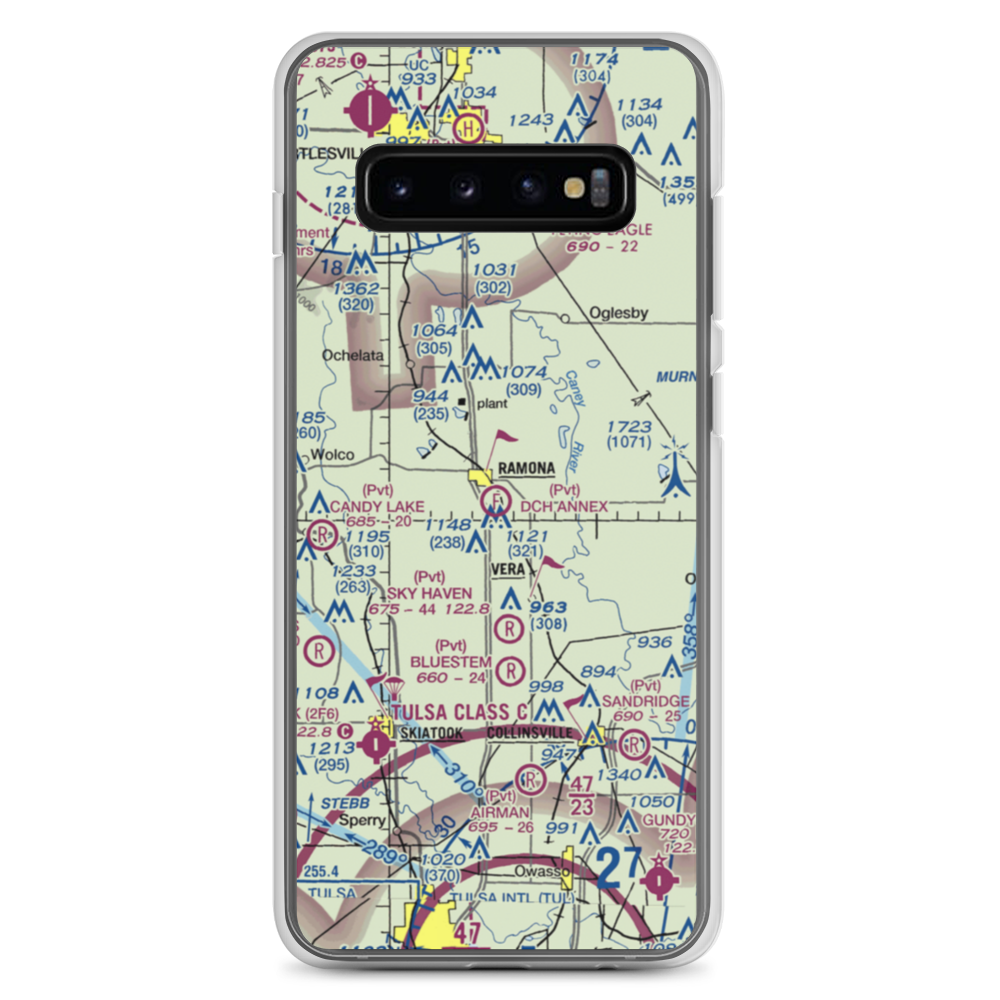 DCH Annex Ultralight Flightpark (5OK6) VFR Sectional Samsung Case Samsung Galaxy S10+ model shown