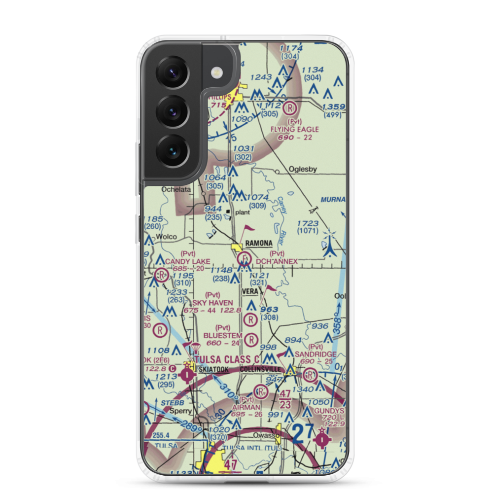 DCH Annex Ultralight Flightpark (5OK6) VFR Sectional Samsung Case Samsung Galaxy S22 Plus model shown