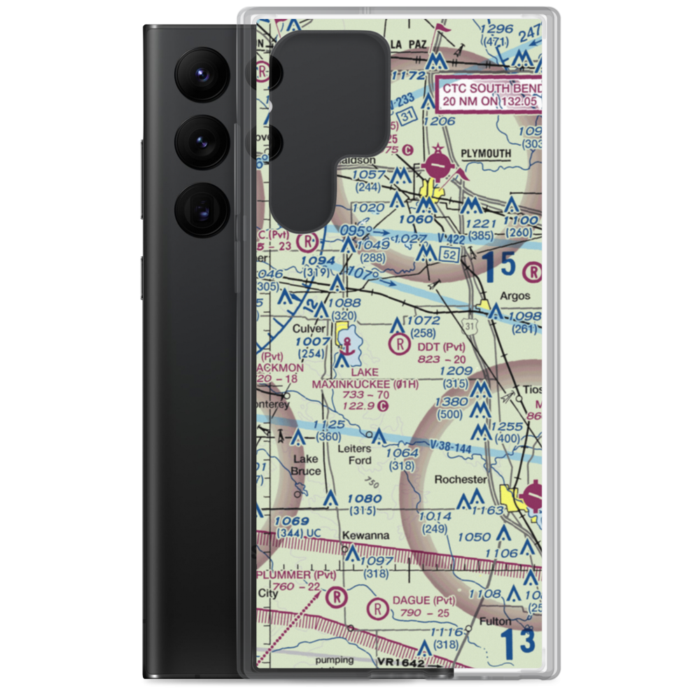 Ddt Field (3IN8) VFR Sectional Samsung Case Samsung Galaxy S22 Ultra model shown