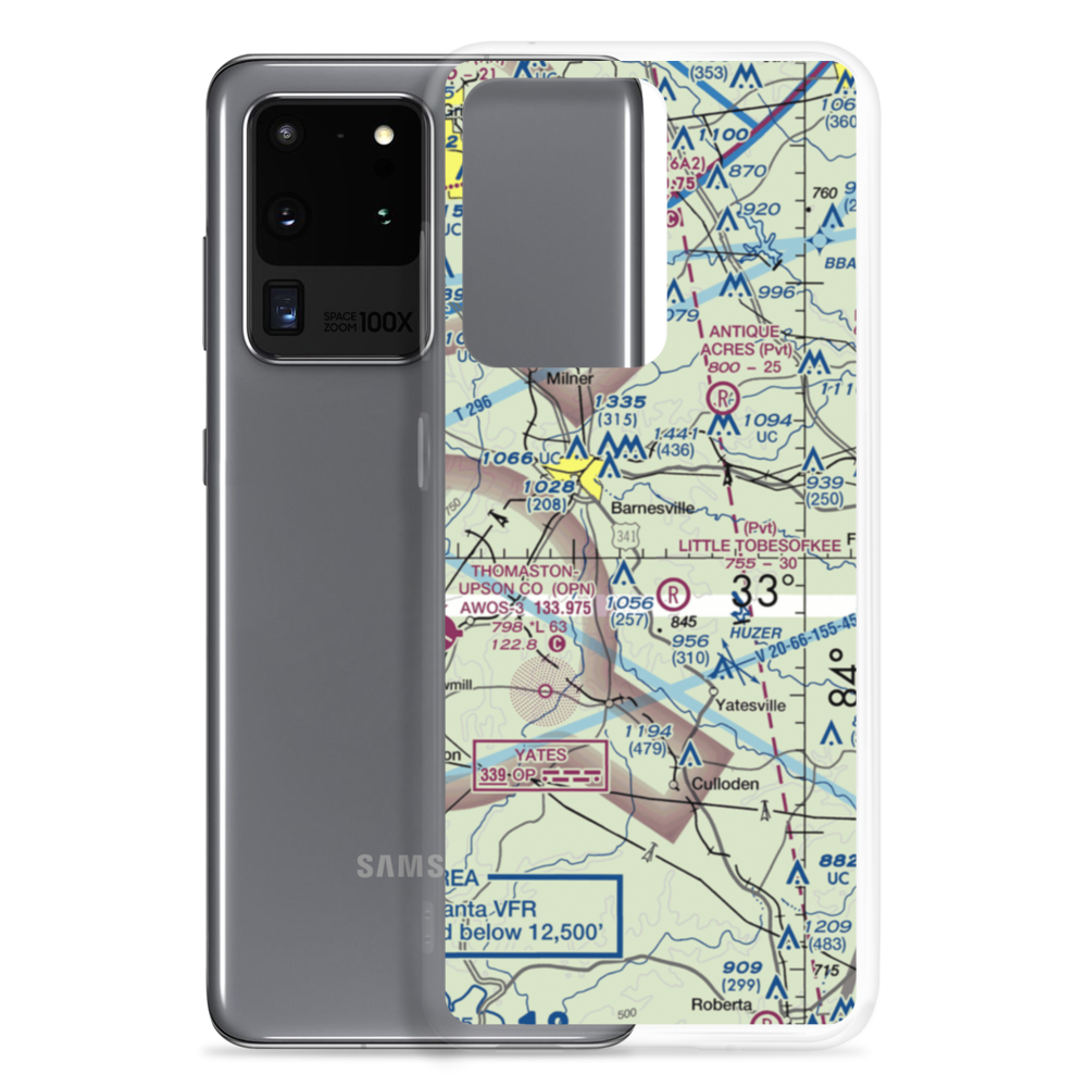 De De Airport (1GA6) VFR Sectional Samsung Case Samsung Galaxy S20 Ultra model shown