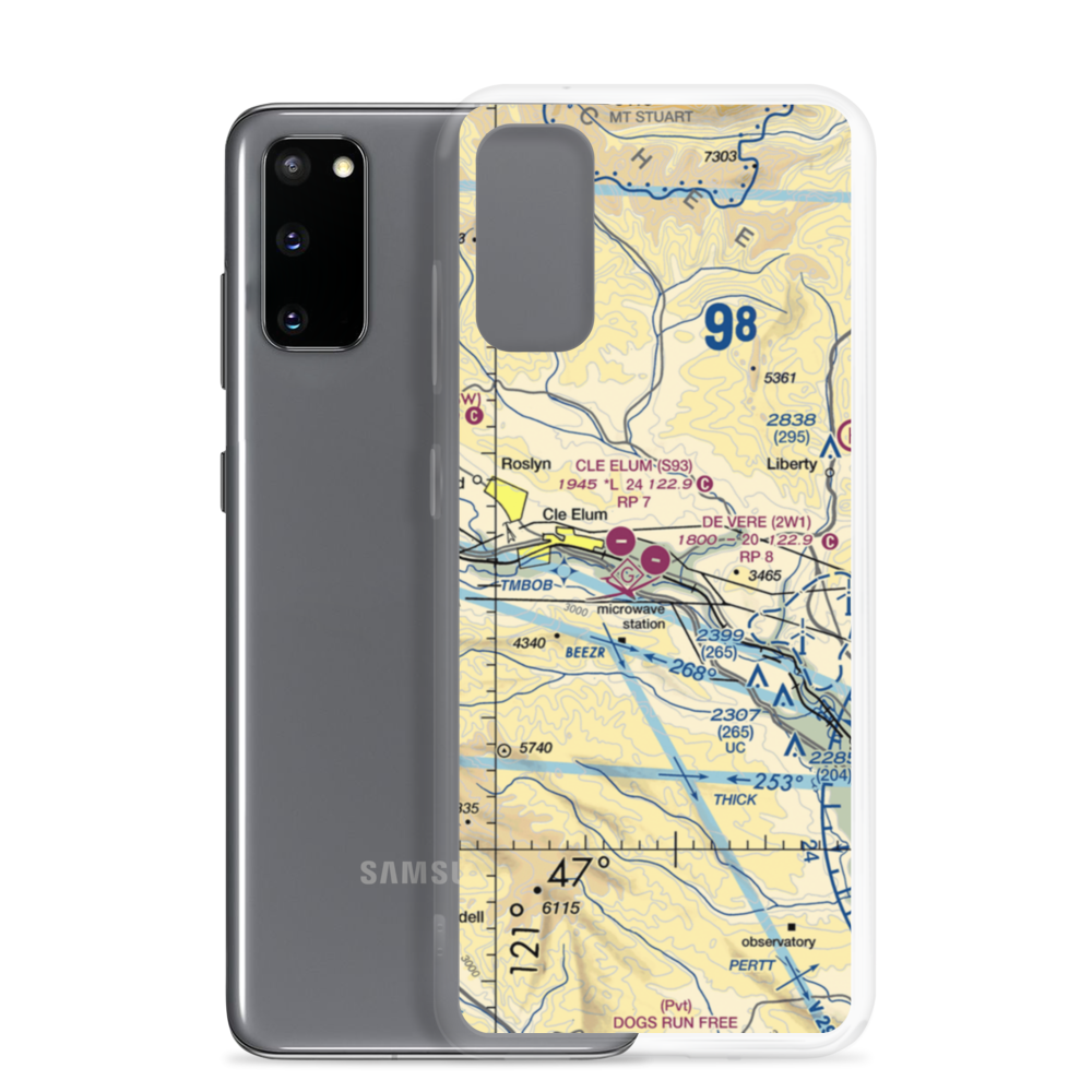 De Vere Field (2W1) VFR Sectional Samsung Case Samsung Galaxy S20 model shown