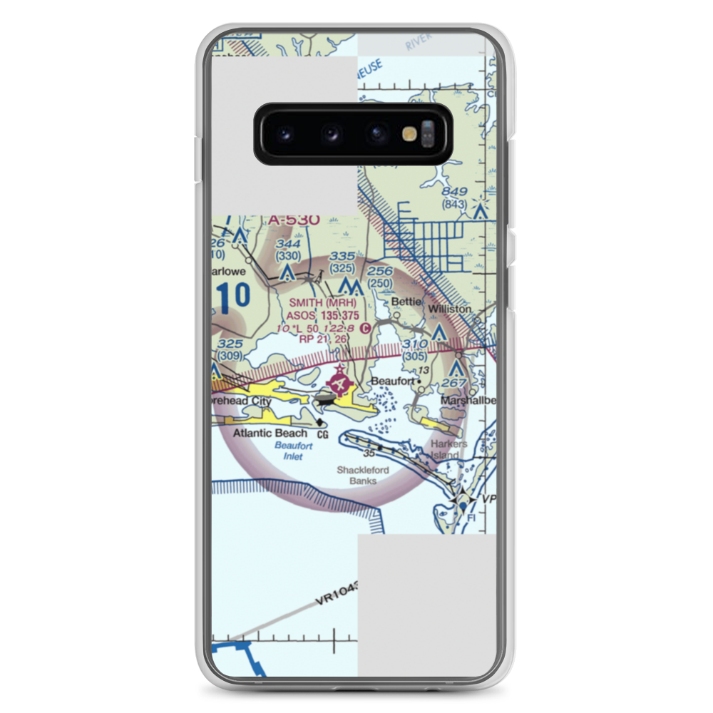 Dead Cow Field (05NC) VFR Sectional Samsung Case Samsung Galaxy S10+ model shown