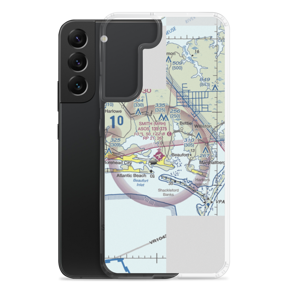 Dead Cow Field (05NC) VFR Sectional Samsung Case Samsung Galaxy S22 Plus model shown