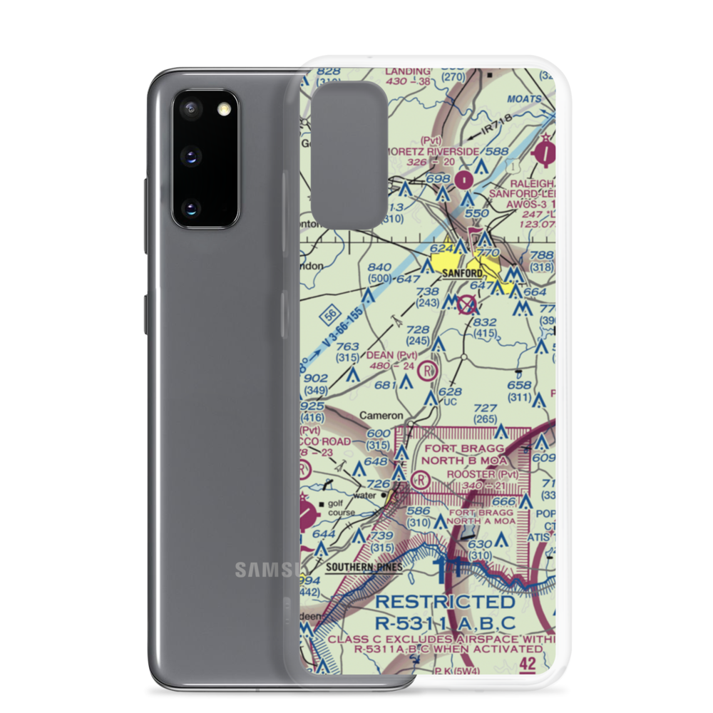Dean Field (8NC1) VFR Sectional Samsung Case Samsung Galaxy S20 model shown