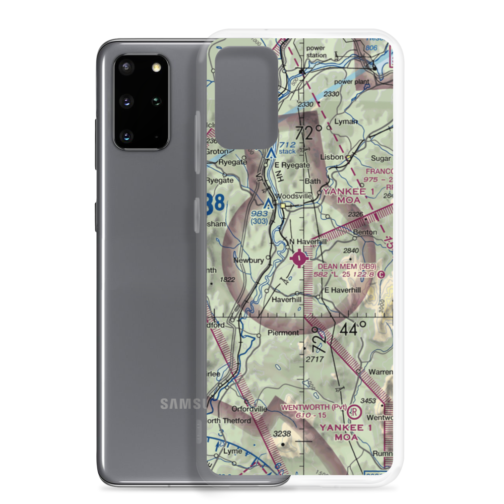 Dean Memorial Airport (5B9) VFR Sectional Samsung Case Samsung Galaxy S20 Plus model shown