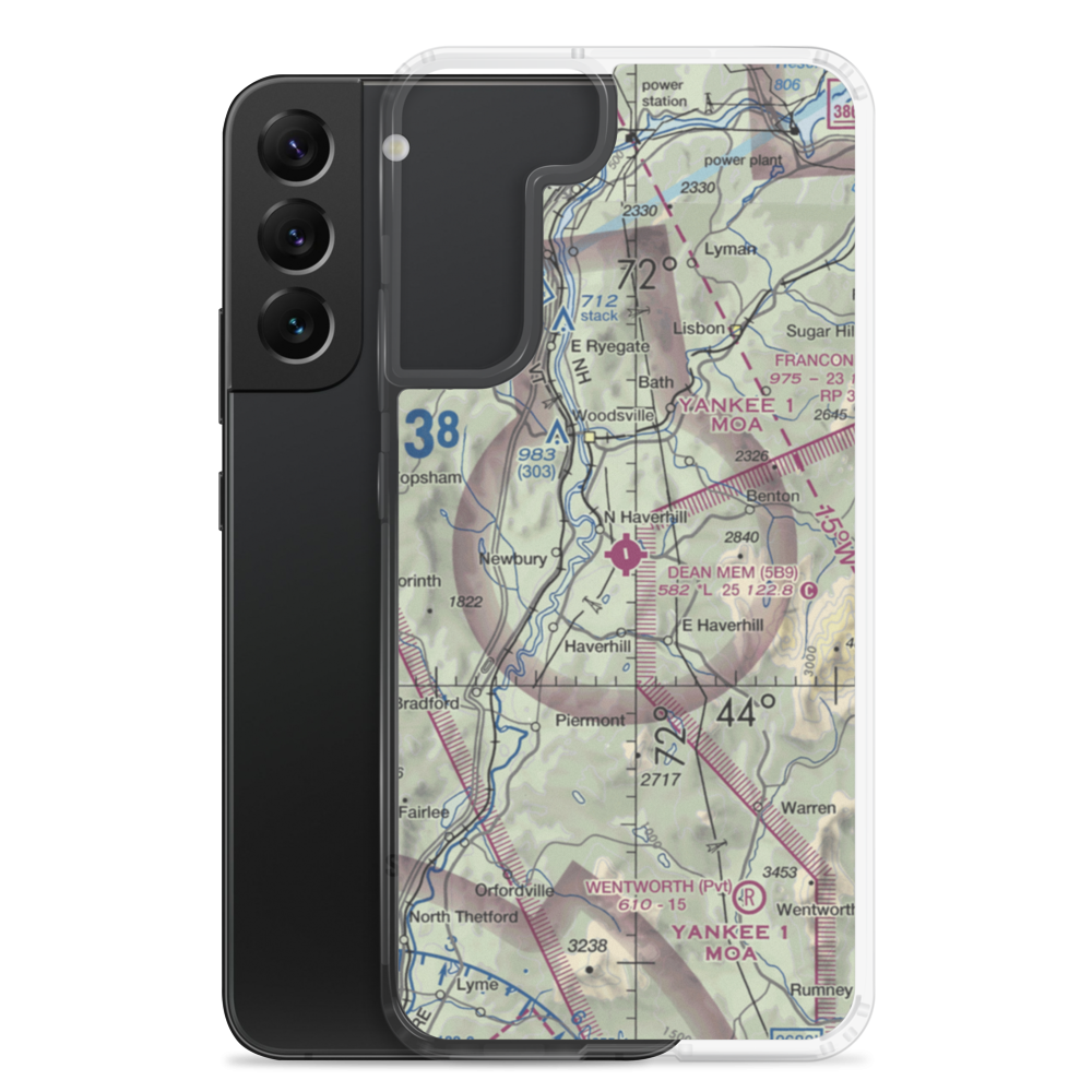 Dean Memorial Airport (5B9) VFR Sectional Samsung Case Samsung Galaxy S22 Plus model shown