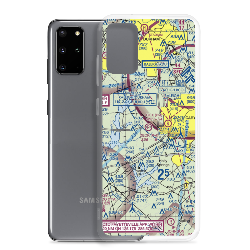 Deck Airpark (NC11) VFR Sectional Samsung Case Samsung Galaxy S20 Plus model shown