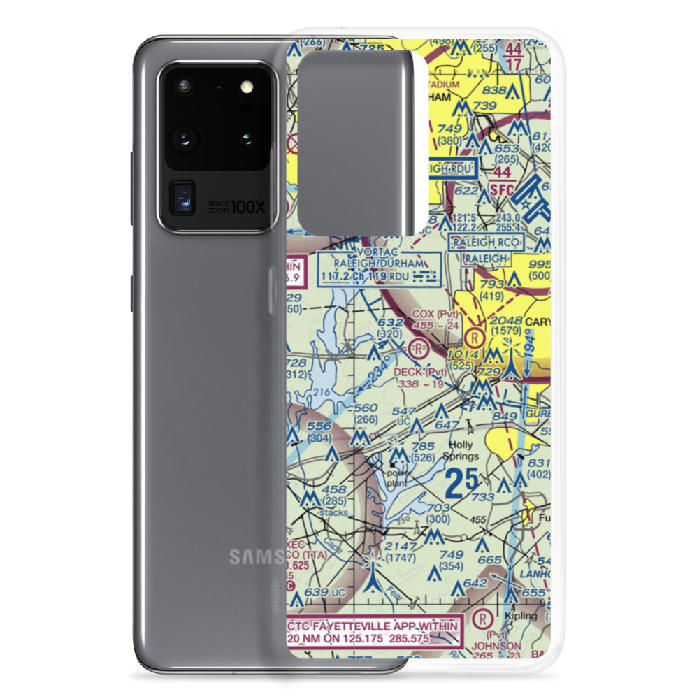 Deck Airpark (NC11) VFR Sectional Samsung Case Samsung Galaxy S20 Ultra model shown