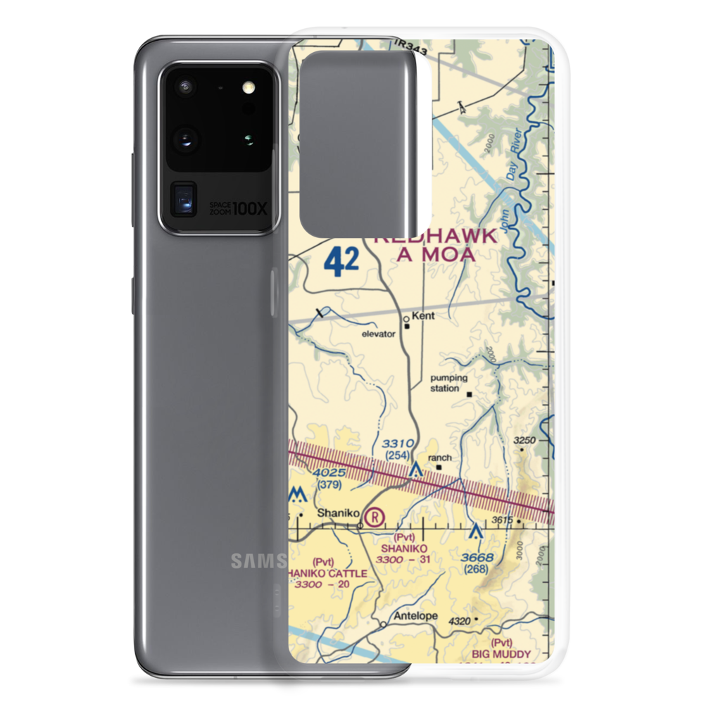 Decker Ranch Airport (OL04) VFR Sectional Samsung Case Samsung Galaxy S20 Ultra model shown