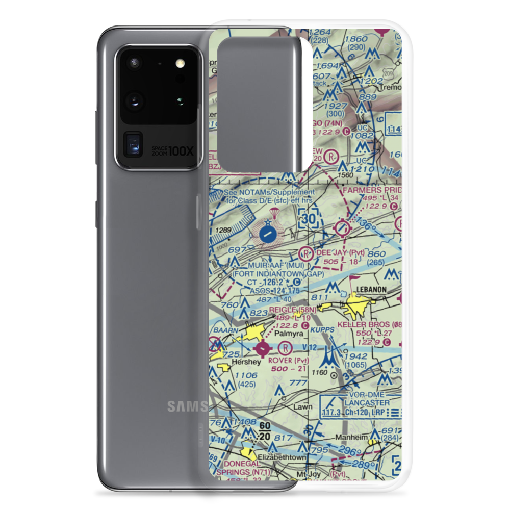 Dee Jay Airport (8PA1) VFR Sectional Samsung Case Samsung Galaxy S20 Ultra model shown